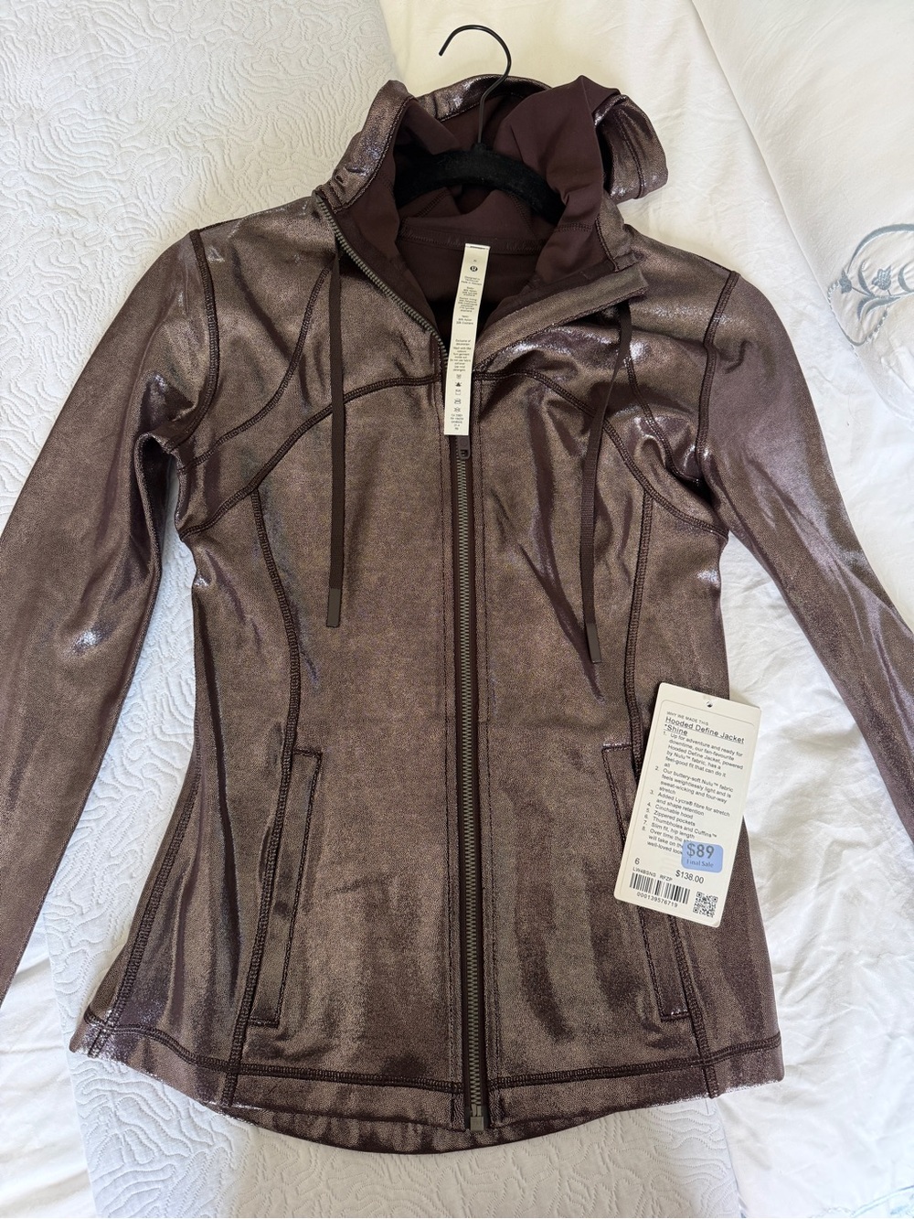 lululemon athletica Hooded Define Jacket in Shine
